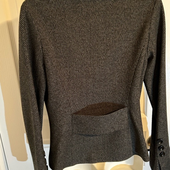 Vintage Dark Blue/Black/Grey Women's Charcoal Blazer with Pants - Picture 12 of 13